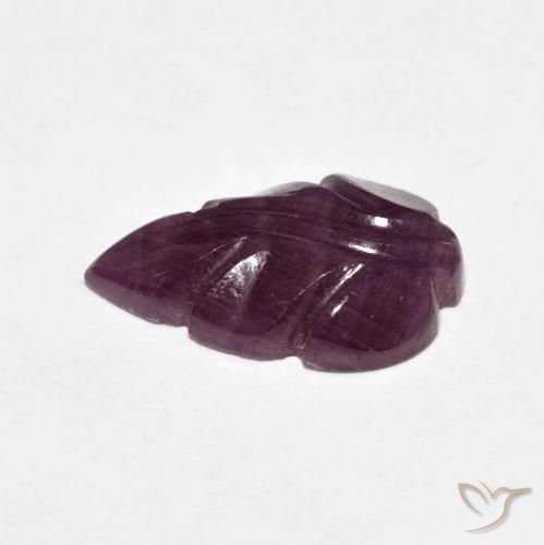Rubino Medium Dark-Purple naturale da 3.86 ct, Taglio a fantasia, Opaco