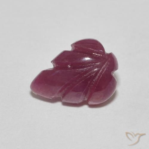 1.67ct Naturale Cremisi Profondo Rubino, Taglio a fantasia, Opaco