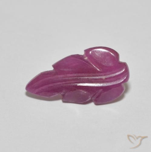 2.05ct Naturale Rosa Bacca Viola Rubino, Taglio a fantasia, Opaco
