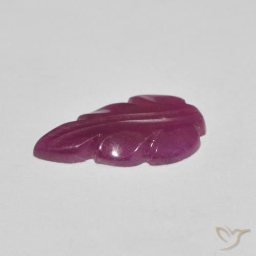 Rubino Rosa Bacca Viola naturale da 2.05 ct, Taglio a fantasia, Opaco