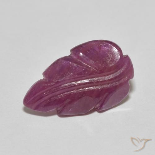 4.07ct Naturale Viola medio Rubino, Taglio a fantasia, Opaco