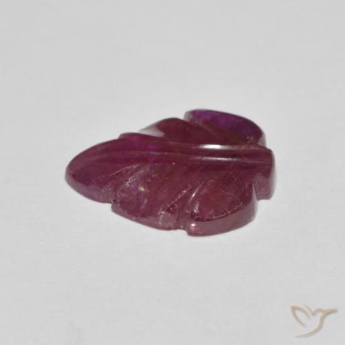 Rubino Medium Dark-Purple naturale da 4.64 ct, Taglio a fantasia, Opaco