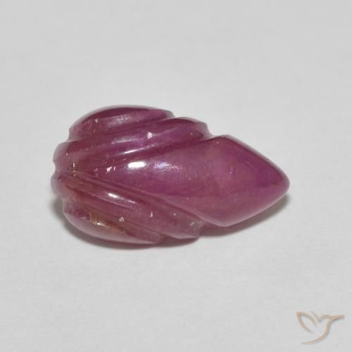 Rubino Medium Dark-Purple naturale da 3.48 ct, Taglio a fantasia, Opaco