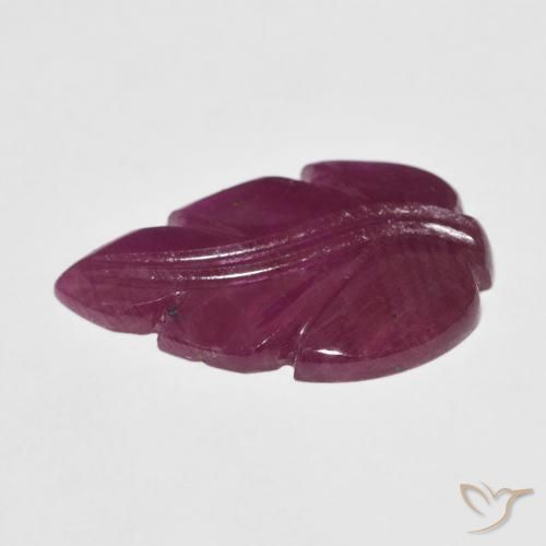 Rubino Rosso scuro naturale da 5.73 ct, Taglio a fantasia, Opaco