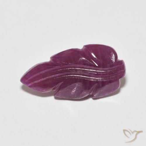 3.38ct Naturale Rosso scuro Rubino, Taglio a fantasia, Opaco