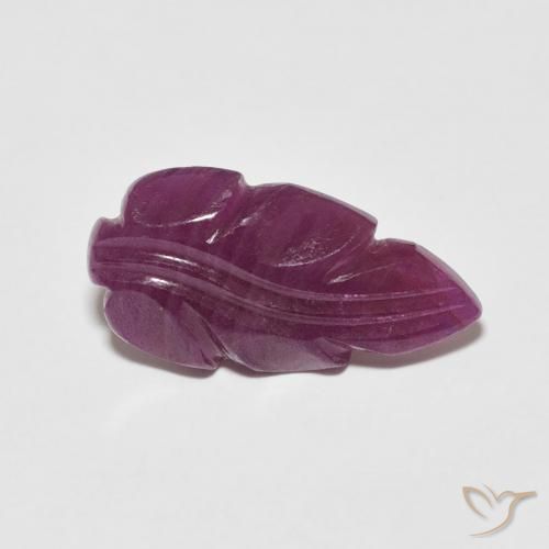 Rubino Rosso scuro naturale da 3.38 ct, Taglio a fantasia, Opaco