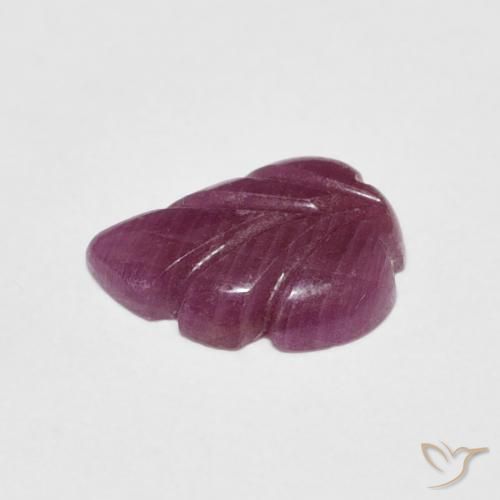 Rubino Rosso scuro naturale da 1.23 ct, Taglio a fantasia, Opaco