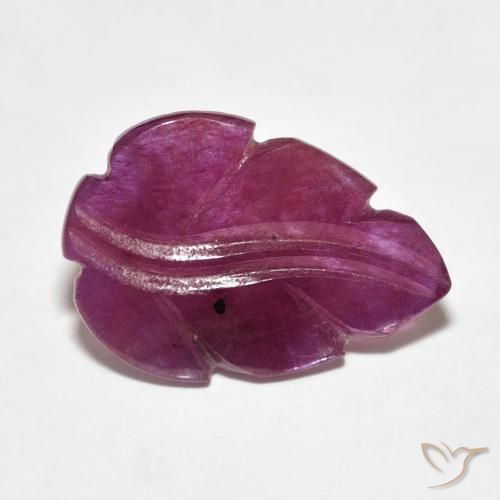 Rubino Medium Dark-Purple naturale da 2.93 ct, Taglio a fantasia, Opaco