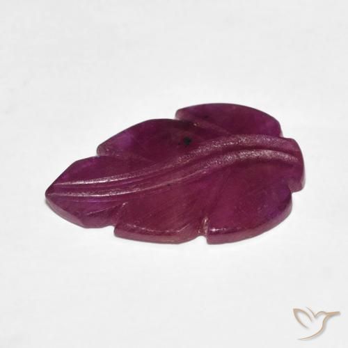 Rubino Medium Dark-Purple naturale da 2.93 ct, Taglio a fantasia, Opaco