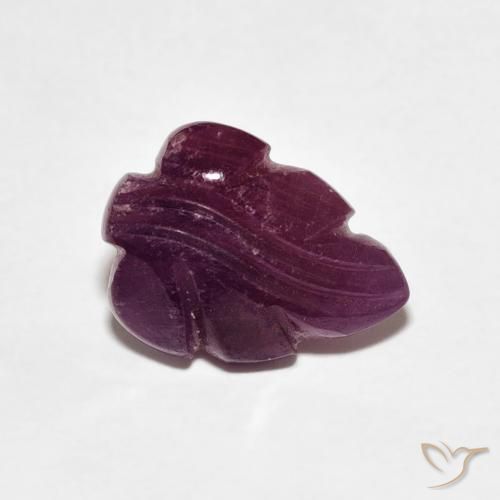 Rubino Medium Dark-Purple naturale da 2.78 ct, Taglio a fantasia, Opaco