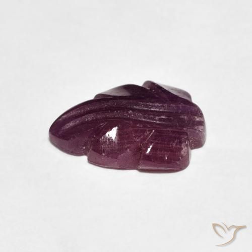 Rubino Medium Dark-Purple naturale da 2.78 ct, Taglio a fantasia, Opaco