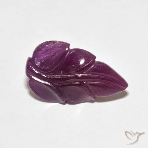 Rubino Medium Dark-Purple naturale da 3.39 ct, Taglio a fantasia, Opaco
