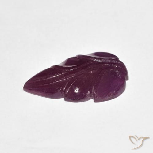 Rubino Medium Dark-Purple naturale da 3.39 ct, Taglio a fantasia, Opaco