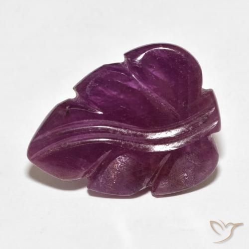 9.79ct Naturale Medium Dark-Purple Rubino, Taglio a fantasia, Opaco