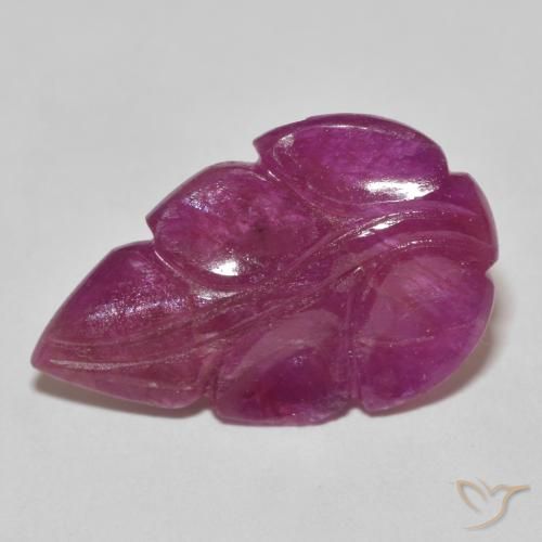 4.63ct Naturale Viola rossastro Rubino, Taglio a fantasia, Opaco