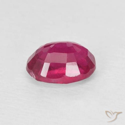 Rubino Rosso chiaro naturale da 1.28 ct, Ovale, VS