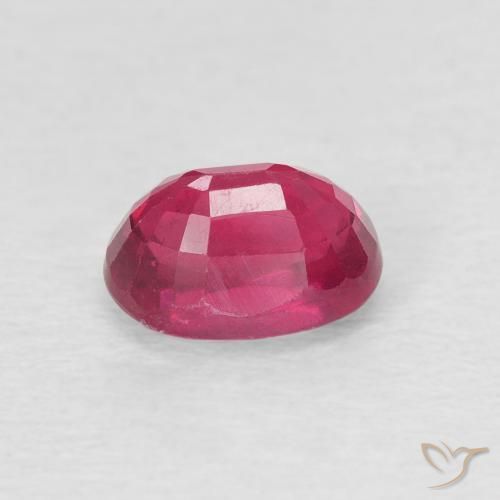 Rubino Rosso chiaro naturale da 1.37 ct, Ovale, VS
