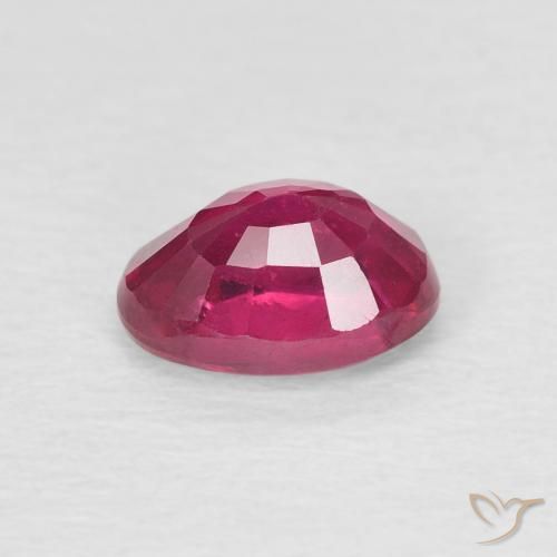 Rubino Rosso chiaro naturale da 1.37 ct, Ovale, VS