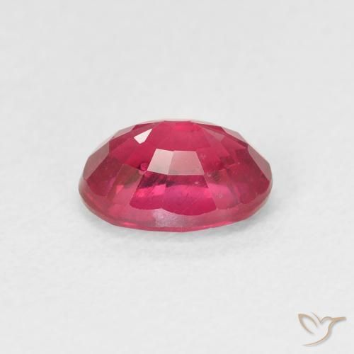 Rubino Rosso tendente al rosa naturale da 1.17 ct, Ovale, VS