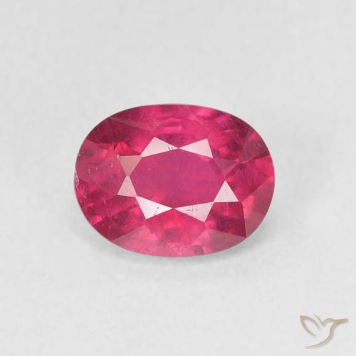 1.31ct Naturale Rosso tendente al rosa Rubino, Ovale, VS