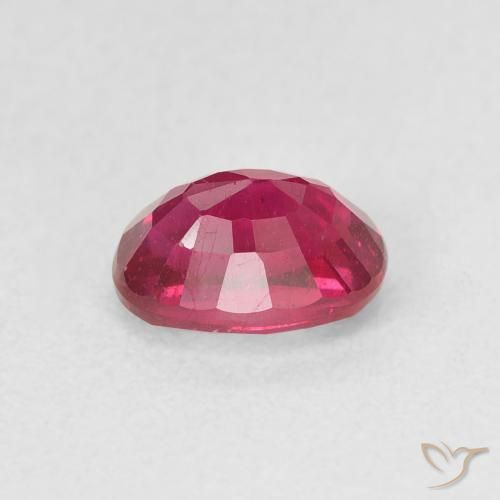 Rubino Rosso tendente al rosa naturale da 1.33 ct, Ovale, VS