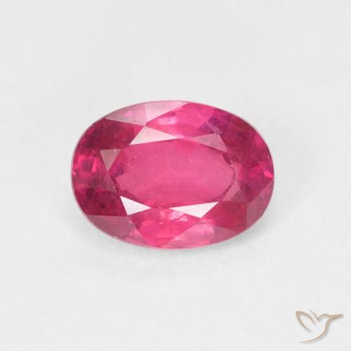 Rubino Rosso medio naturale da 1.21 ct, Ovale, VS