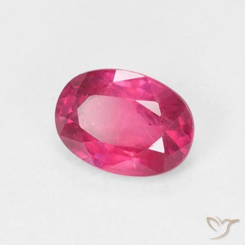 Rubino Rosso medio naturale da 1.21 ct, Ovale, VS