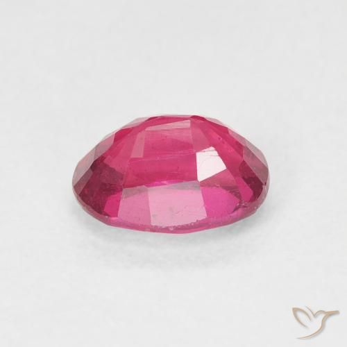 Rubino Rosso tendente al rosa naturale da 1.31 ct, Ovale, VS