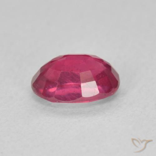 Rubino Rosso chiaro naturale da 1.24 ct, Ovale, VS