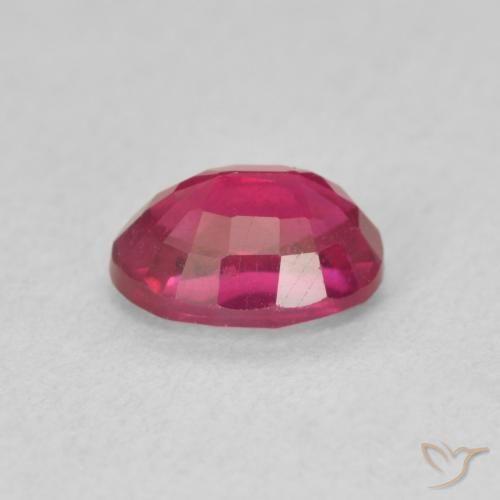 Rubino Rosso chiaro naturale da 1.17 ct, Ovale, VS