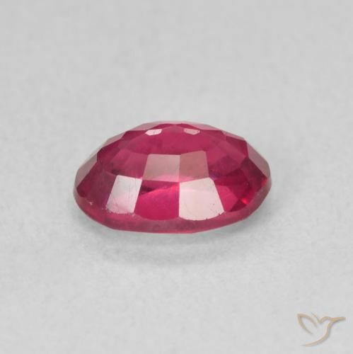 Rubino Rosso chiaro naturale da 1.14 ct, Ovale, VS