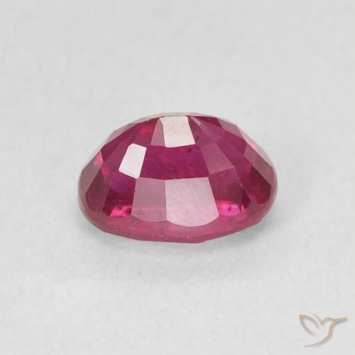 Rubino Rosa rossastra naturale da 1.54 ct, Ovale, VS