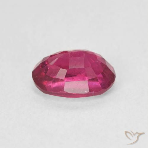Rubino Rosso tendente al rosa naturale da 1.25 ct, Ovale, VS