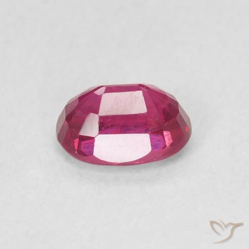 Rubino Rosso tendente al rosa naturale da 1.17 ct, Ovale, VS