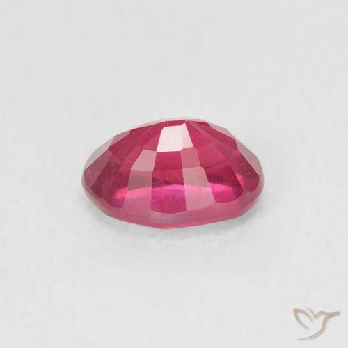 Rubino Rosso tendente al rosa naturale da 1.15 ct, Ovale, VS