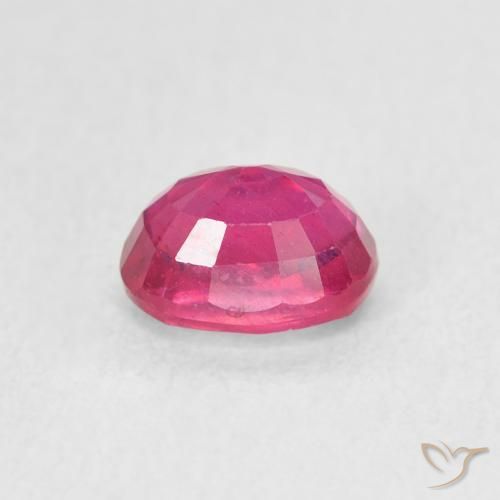 Rubino Rosso chiaro naturale da 1.34 ct, Ovale, VS
