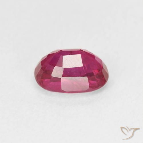 Rubino Rosso chiaro naturale da 1.25 ct, Ovale, VS