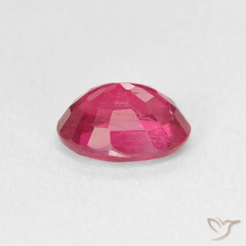 Rubino Rosso chiaro naturale da 1.17 ct, Ovale, VS