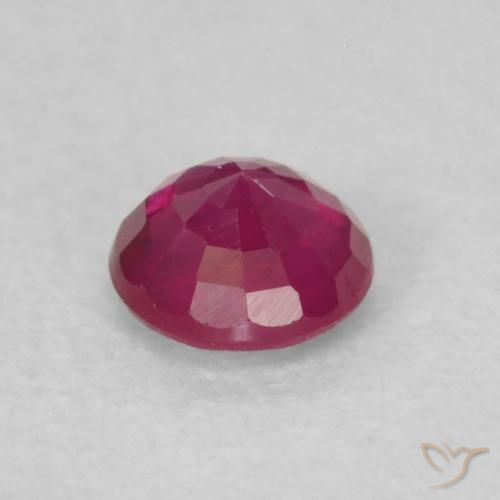 Rubino Rosso chiaro naturale da 0.22 ct, Rotondo, VS