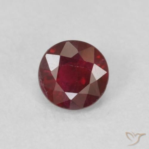 0.30ct Naturale Vino rosso Rubino, Rotondo, SI
