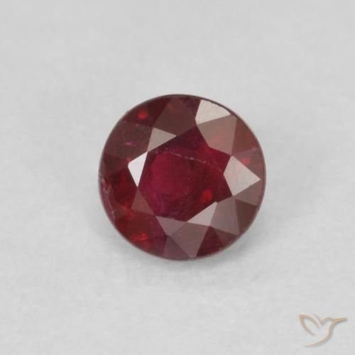 Rubino Vino rosso naturale da 0.30 ct, Rotondo, SI