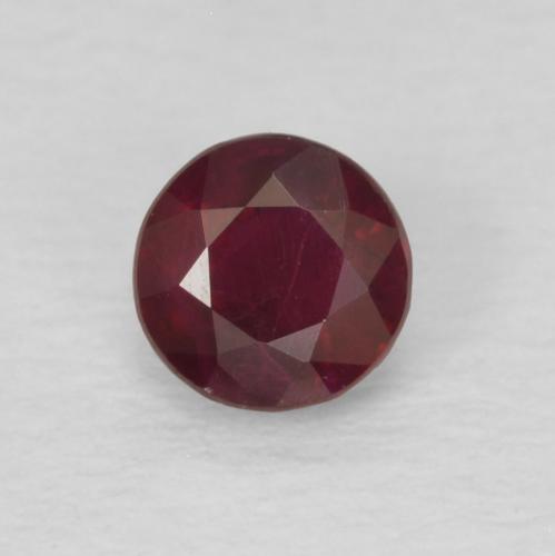 0.29ct Naturale Rosso scuro Rubino, Rotondo, SI