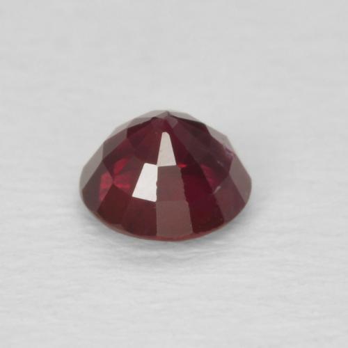 Rubino Rosso scuro naturale da 0.29 ct, Rotondo, SI