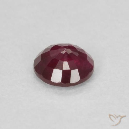 Rubino Vino rosso naturale da 0.25 ct, Rotondo, VS