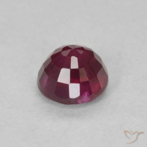 Rubino Rosso scuro naturale da 0.36 ct, Rotondo, SI