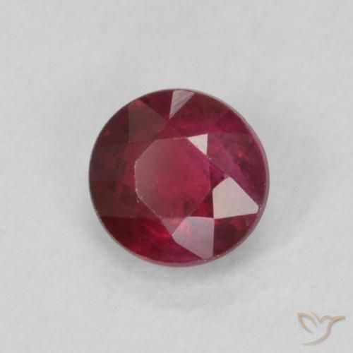 Rubino Rosso medio naturale da 0.31 ct, Rotondo, SI