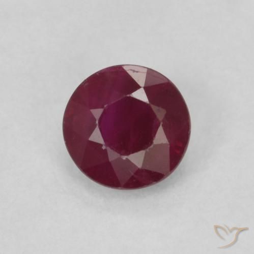 0.29ct Naturale Vino rosso Rubino, Rotondo, SI