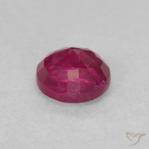 Rubino Rosso chiaro naturale da 0.32 ct, Rotondo, SI-I1