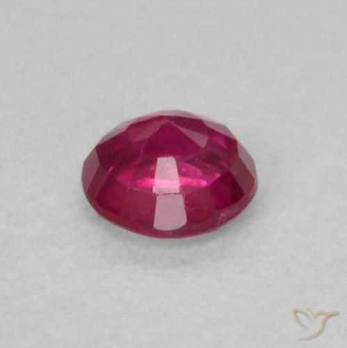 Rubino Rosso chiaro naturale da 0.29 ct, Rotondo, SI-I1