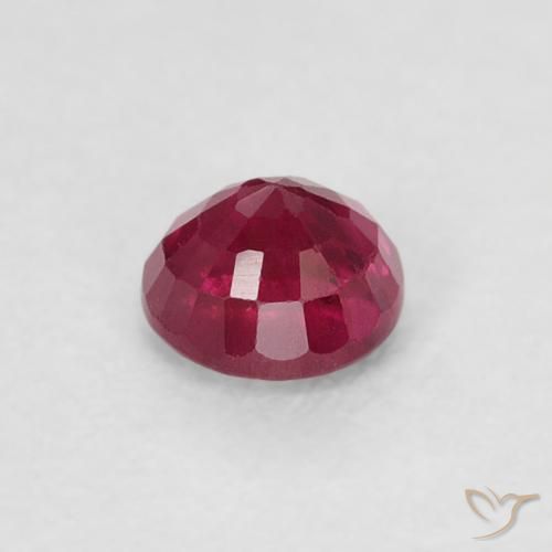 Rubino Vino rosso naturale da 0.33 ct, Rotondo, SI-I1